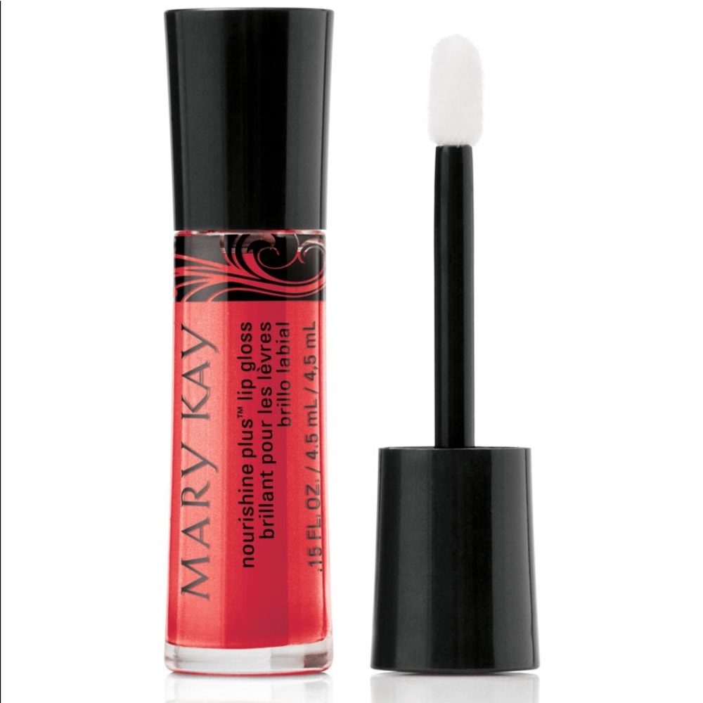 Mary Kay NouriShine Plus Lip Gloss Rock N  Red - Picture 5 of 16